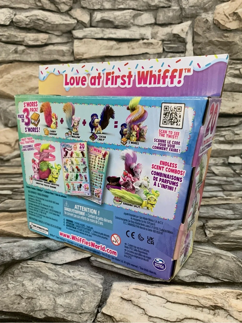 New Spin Master Whiffies Scented Smores 3 Pack Animals Set Toys Dolls Figures